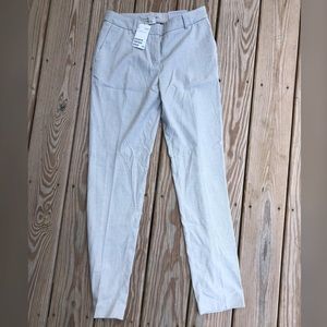 New with tags H&M slim fit dress pants light grey